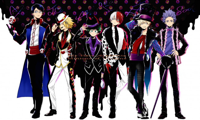 Обои картинки фото аниме, boku no hero academia, моя, геройская, академия