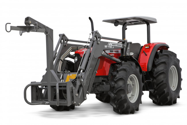 Обои картинки фото техника, фронтальные погрузчики, massey, ferguson