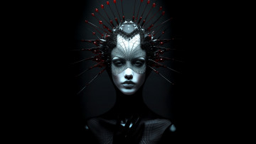 Картинка фэнтези девушки фантазия маска