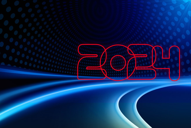 Обои картинки фото 3д графика, другое , other, цифры, год, купол, поворот