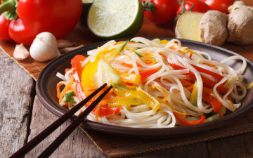 Картинка еда макароны +макаронные+блюда лапша чеснок имбирь