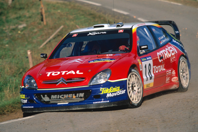 Обои картинки фото спорт, авторалли, citroen, xsara, rally