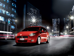 Картинка fiat grande punto 2008 автомобили
