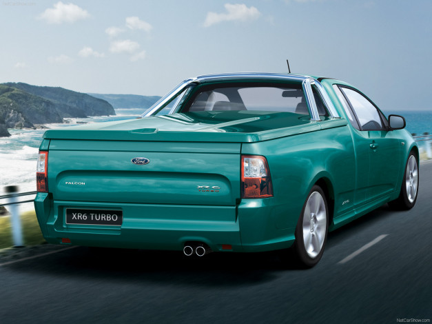 Обои картинки фото ford, fg, falcon, ute, xr6, turbo, 2008, автомобили