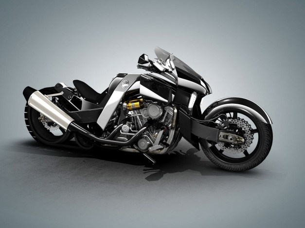 Обои картинки фото мотоциклы, 3d