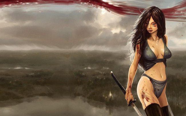 Обои картинки фото фэнтези, девушки