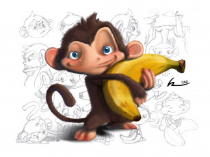 Картинка рисованные животные