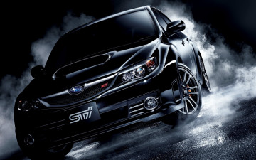 Картинка автомобили subaru фары