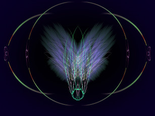 Картинка 3д графика fractal фракталы фон цвета узор