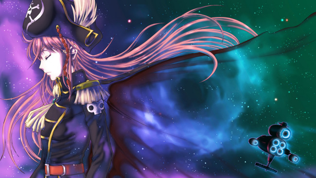 Обои картинки фото katou, marika, аниме, miniskirt, pirates