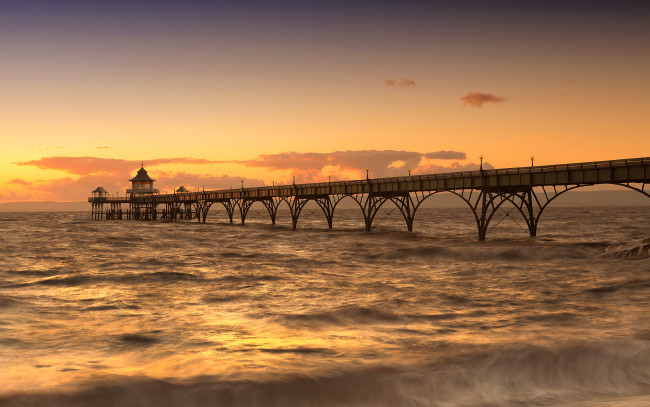 Обои картинки фото природа, моря, океаны, океан, united, kingdom, avon, мост