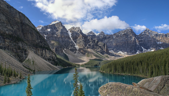 Обои картинки фото природа, реки, озера, горы, озеро, лес, деревья, пейзаж