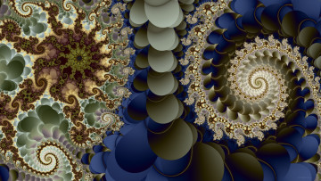 Картинка 3д+графика фракталы+ fractal узор фон цвета