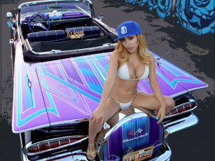 Картинка автомобили -авто+с+девушками impala