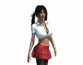 Картинка 3д+графика люди+ people фон девушка взгляд