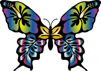 обоя векторная графика, животные , animals, бабочка