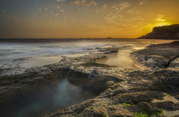 Картинка природа побережье рассвет