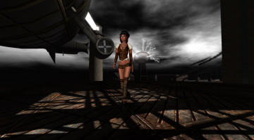 Картинка 3д+графика люди+ people взгляд девушка фон