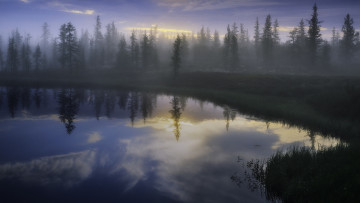 Картинка природа реки озера лес озеро