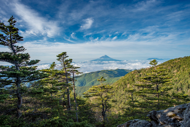 Обои картинки фото природа, пейзажи, гора, панорама