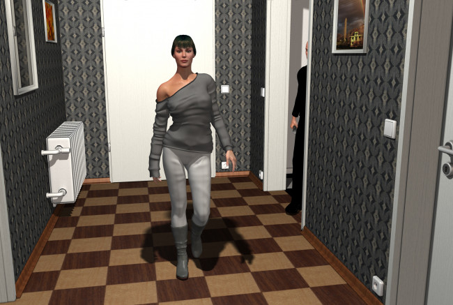 Обои картинки фото the collector, 3д графика, фантазия , fantasy, девушка