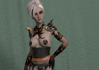 Картинка 3д+графика фантазия+ fantasy девушка фон взгляд