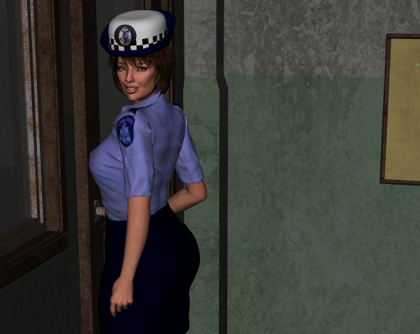 Обои картинки фото carabinieri, 3д графика, люди , people, фон, взгляд, девушка