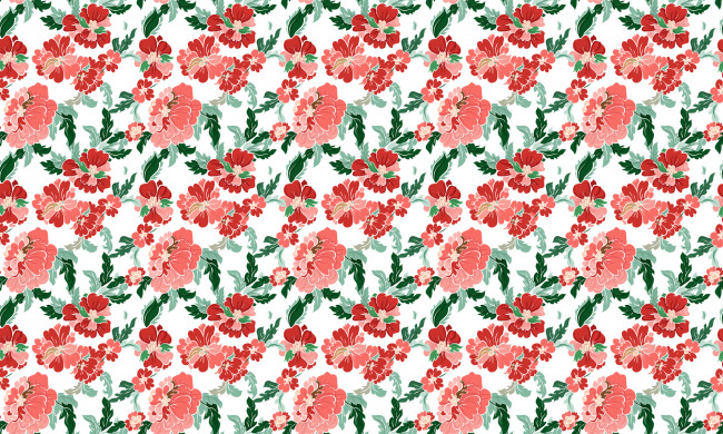 Обои картинки фото векторная графика, цветы , flowers, пионы, узор, цветы