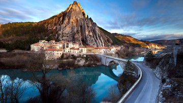 Картинка sisteron provence france города -+мосты