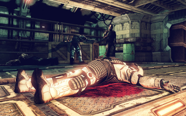 Обои картинки фото видео игры, afterfall,  insanity, человек, трупы