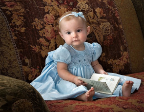 Картинка рисованное richard+ramsey девочка книга диван