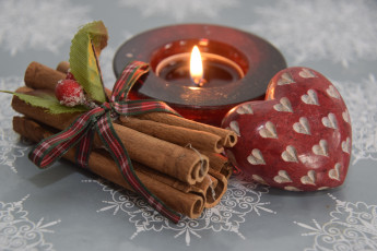 Картинка разное свечи свеча корица сердечко
