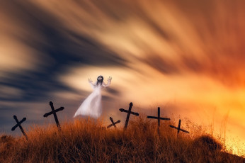 обоя фэнтези, призраки, призрак