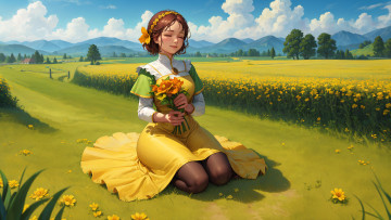 Картинка аниме пейзажи +природа нейросети графика нейроарт ai art нейронные сети рисунки нейро искусство