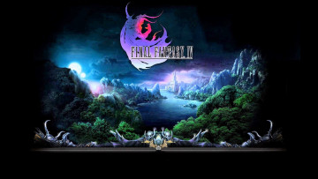 Картинка видео+игры final+fantasy+iv горы леса река