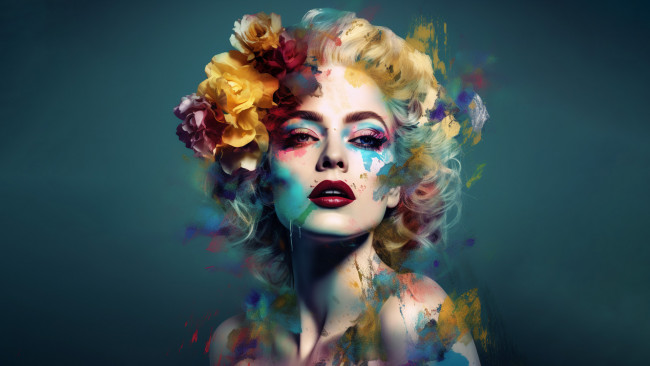 Обои картинки фото рисованное, люди, красивая, девушка