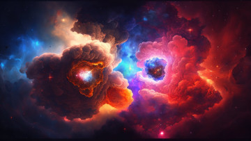 Картинка космос арт туманность