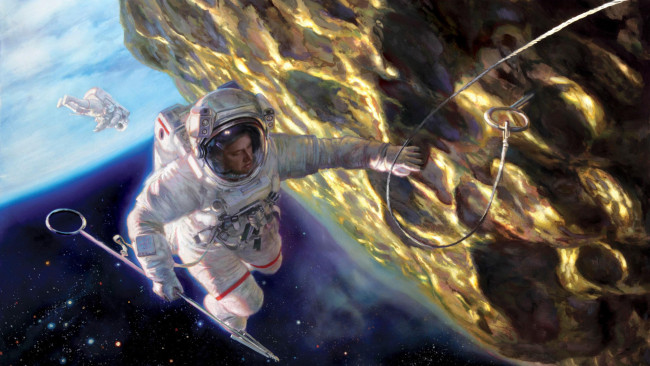 Обои картинки фото фэнтези, люди, космос
