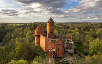 обоя turaida castle, latvia, города, - дворцы,  замки,  крепости, turaida, castle