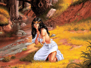 Картинка фэнтези девушки