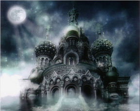 Картинка фэнтези замки