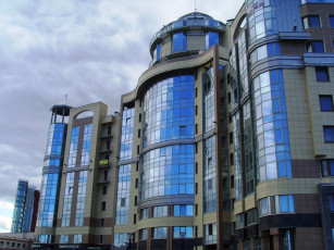 Картинка города здания дома