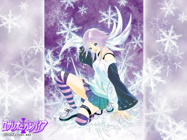 Обои картинки фото аниме, rosario, vampire