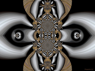 Картинка 3д графика fractal фракталы