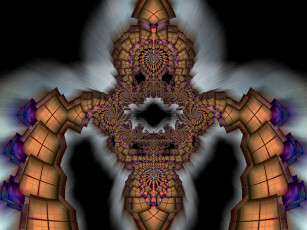 Картинка 3д графика fractal фракталы