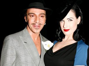 Картинка john galliano dita von teese разное знаменитости