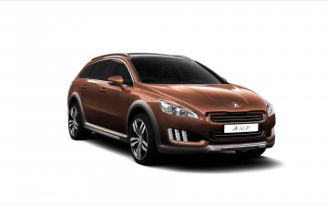 Картинка peugeot 508 rxh 2012 автомобили белый фон авто автомобиль универсал пежо