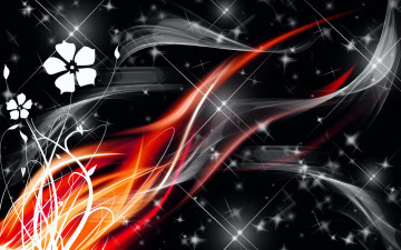 Картинка векторная графика цветы