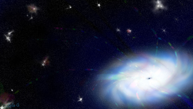 Обои картинки фото космос, галактики, туманности, звёзды, галактика