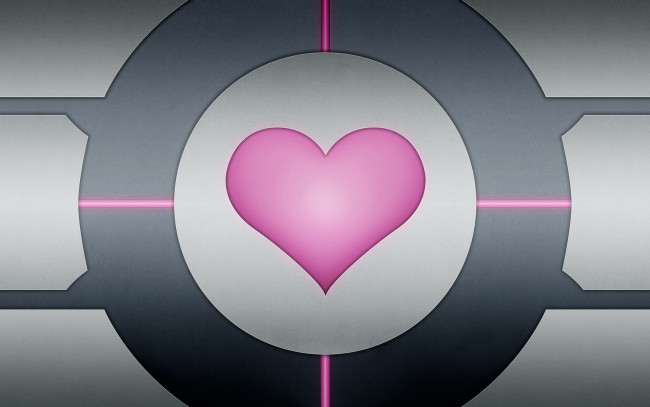 Обои картинки фото векторная, графика, сердечко